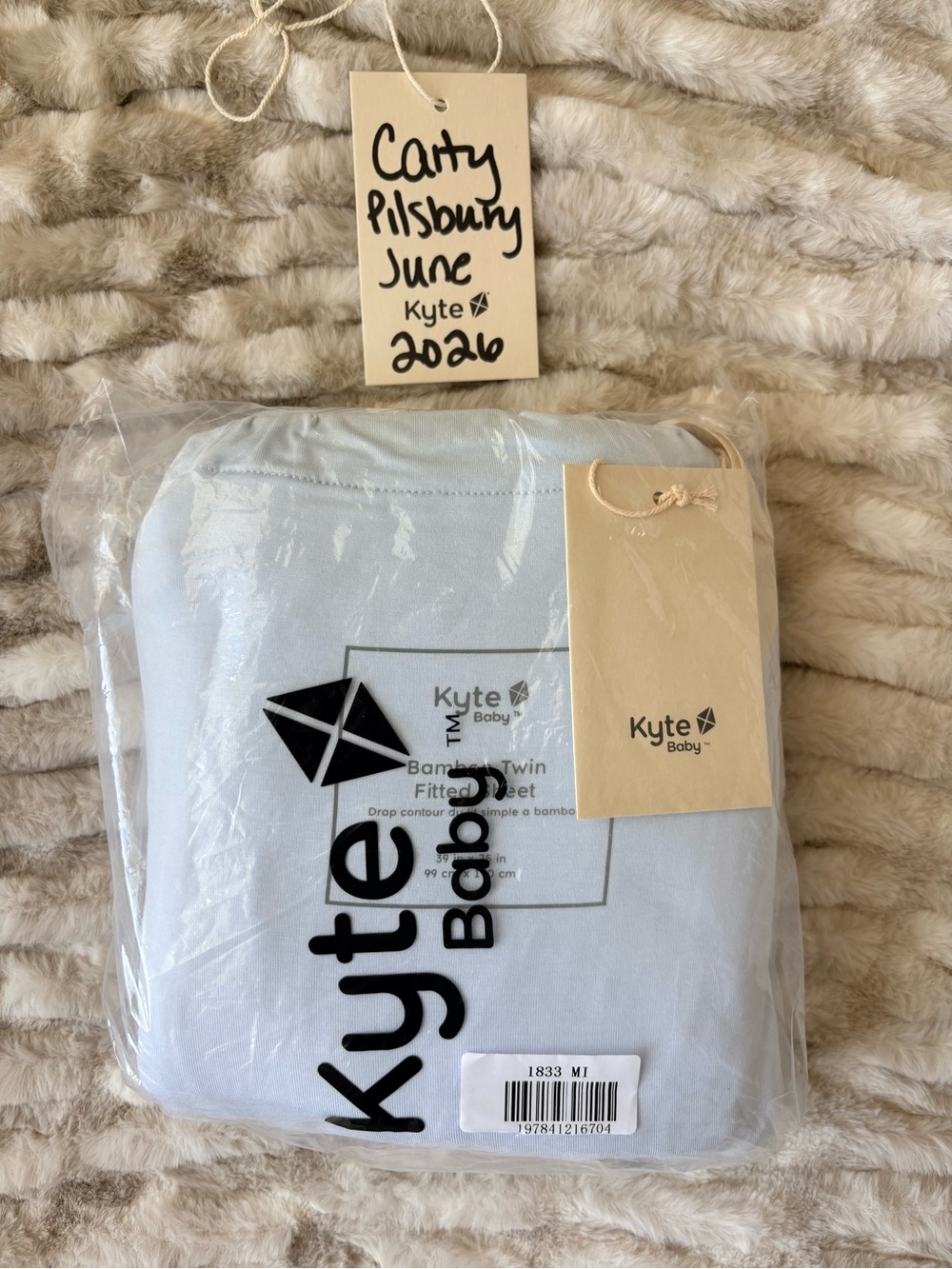 Kyte BABY Mist Fitted Twin Sheet